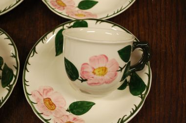 (n-7578/18) Villeroy & Boch Wild Rose, kohvitassid-taldrikud, 4tk