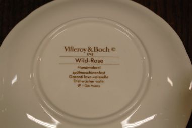 (n-7578/18) Villeroy & Boch Wild Rose, kohvitassid-taldrikud, 4tk
