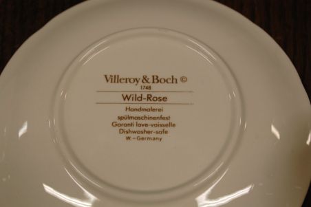 (n-7578/18) Villeroy & Boch Wild Rose, kohvitassid-taldrikud, 4tk