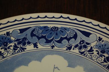 (n-7583) Delfts Blauw, De Delftsche Schouwe suur vaagen-seinataldrik