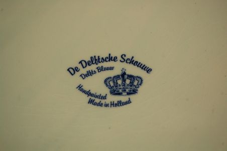 (n-7583) Delfts Blauw, De Delftsche Schouwe suur vaagen-seinataldrik