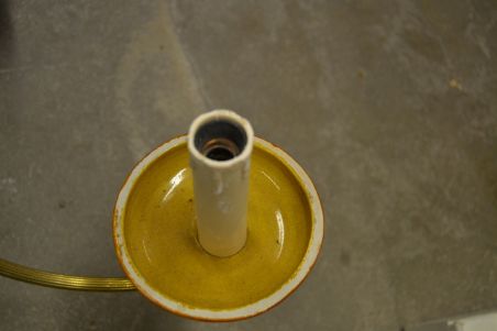 (n-7596) Portselaniga suurem laelamp