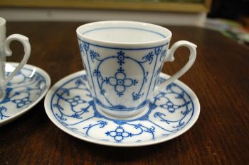 (n-7600/2) Bavaria Winterling õlelillemustriga kohvitassid-taldrikud, 2tk 2