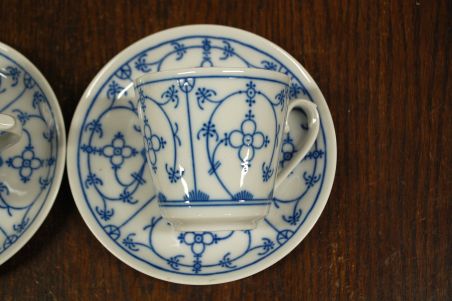 (n-7600/2) Bavaria Winterling õlelillemustriga kohvitassid-taldrikud, 2tk