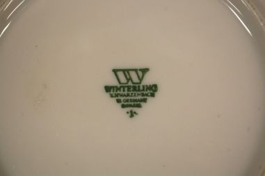 (n-7600/2) Bavaria Winterling õlelillemustriga kohvitassid-taldrikud, 2tk