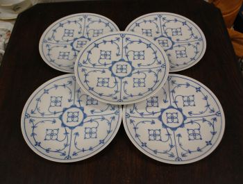 (n-7600/7) Bavaria Winterling õlelillemustriga  praetaldrikud, 5tk