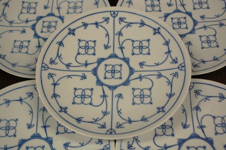 (n-7600/7) Bavaria Winterling õlelillemustriga  praetaldrikud, 5tk