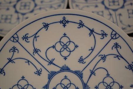 (n-7600/7) Bavaria Winterling õlelillemustriga  praetaldrikud, 5tk