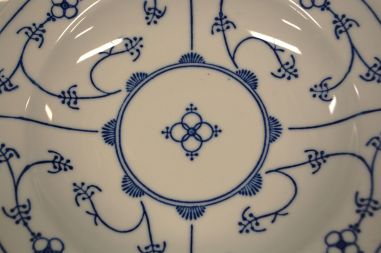 (n-7601) Kahla Original Blau Saks õlelillemustriga  supi-pastataldrikud, 6tk