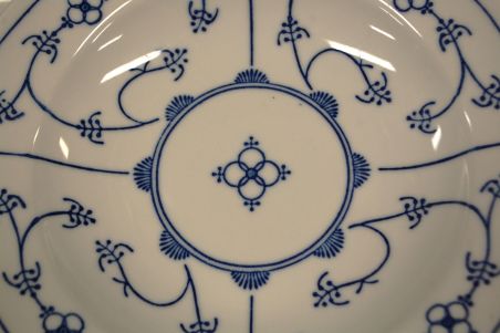 (n-7601) Kahla Original Blau Saks õlelillemustriga  supi-pastataldrikud, 6tk