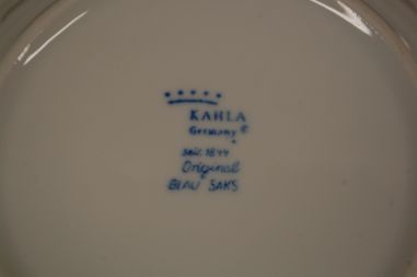 (n-7601) Kahla Original Blau Saks õlelillemustriga  supi-pastataldrikud, 6tk