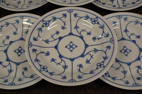 (n-7602/1) Jäger Eisenberg Original Blau Saks, salatitaldrikud, 6tk