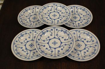 (n-7602/1) Jäger Eisenberg Original Blau Saks, salatitaldrikud, 6tk