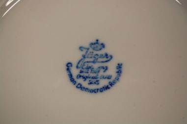 (n-7602/1) Jäger Eisenberg Original Blau Saks, salatitaldrikud, 6tk