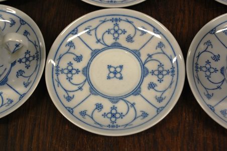 (n-7602/2) Jäger Eisenberg Original Blau Saks, kohvitassid-taldrikud, 6tk