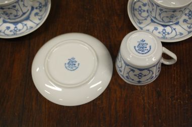 (n-7602/2) Jäger Eisenberg Original Blau Saks, kohvitassid-taldrikud, 6tk