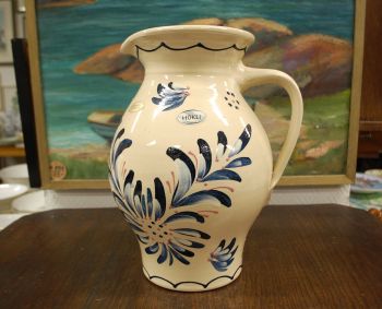 (n-7603) Hükli Keramik, suur käsitsimaalitud kann/ vaas nr 508/30