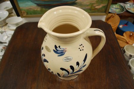 (n-7603) Hükli Keramik, suur käsitsimaalitud kann/ vaas nr 508/30