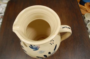 (n-7603) Hükli Keramik, suur käsitsimaalitud kann/ vaas nr 508/30