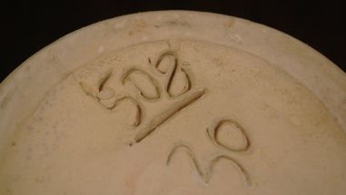 (n-7603) Hükli Keramik, suur käsitsimaalitud kann/ vaas nr 508/30