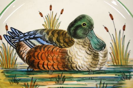 (n-7605)  Capuani Vecchia Este käsitsimaalitud seinataldrik "Part"