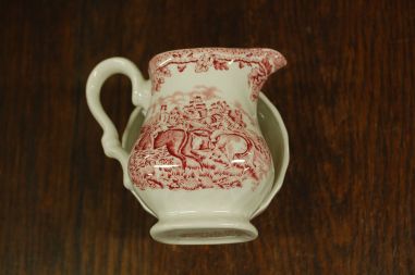 (n-7608/1) Myotts Country Life, Fine Staffordshire Ware, koorekann ja suhkrukauss