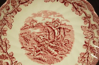 (n-7608/2) Myotts Country Life, Fine Staffordshire Ware, kohvitassid-taldrikud, 9tk