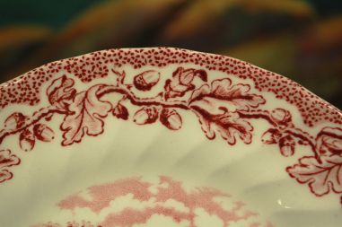 (n-7608/3) Myotts Country Life, Fine Staffordshire Ware, salatitaldrikud, 6tk