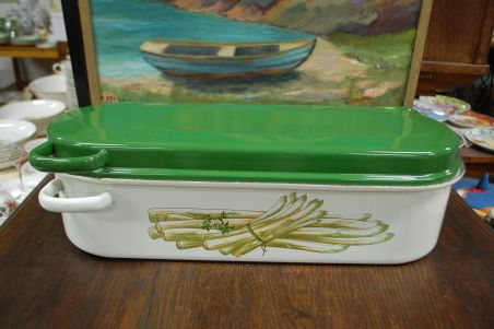 (n-7610) Ülisuur metallist kalatirin/ spargliauruti restiga