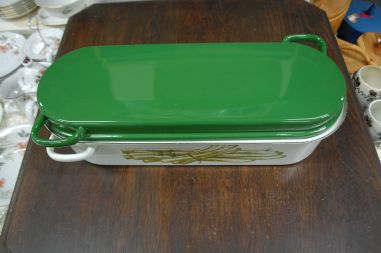 (n-7610) Ülisuur metallist kalatirin/ spargliauruti restiga