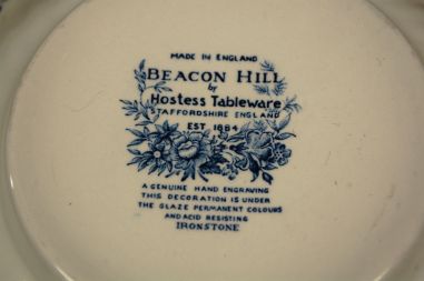 (n-7611) Hostess Tableware Staffordshire Beacon Hill tirin