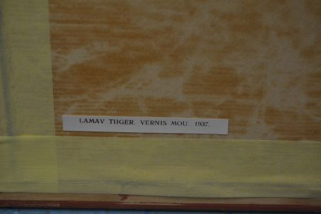 (P-1100) Viiralt trükirepro Lamav tiiger