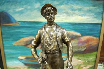 (n-7620) Suur metallist skulptuur 2