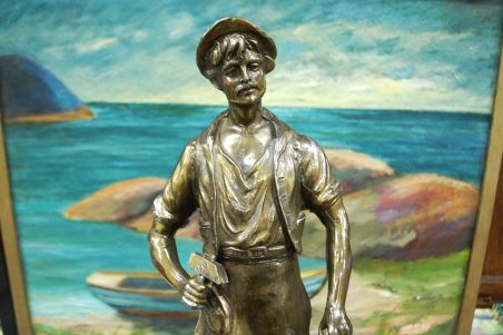 (n-7620) Suur metallist skulptuur