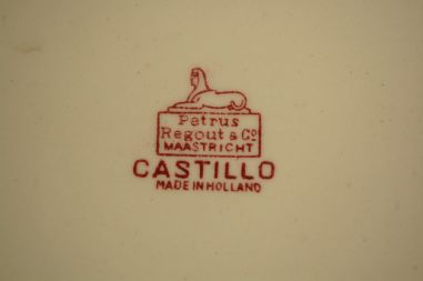 (n-7623) Maestricht Petrus Regout Co Castillo tirin