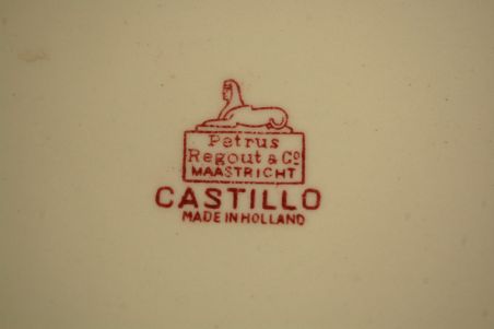 (n-7623) Maestricht Petrus Regout Co Castillo tirin