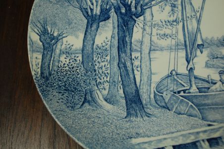 (n-7624) Boch Delft, vaagen/ seinataldrik