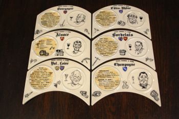 (n-7626) D articles Cadeaux Porcelaine, veini/ joogialused, 6tk