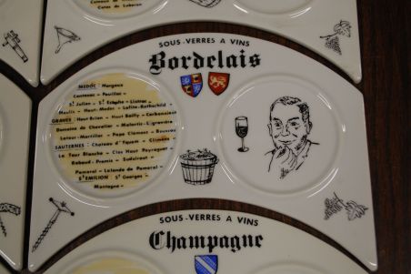 (n-7626) D articles Cadeaux Porcelaine, veini/ joogialused, 6tk