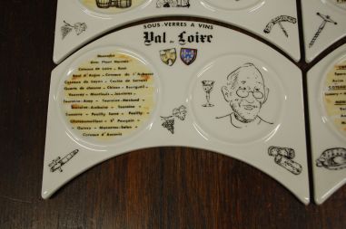 (n-7626) D articles Cadeaux Porcelaine, veini/ joogialused, 6tk