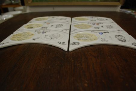 (n-7626) D articles Cadeaux Porcelaine, veini/ joogialused, 6tk