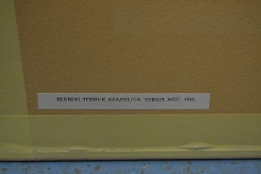 (P-1106) Viiralt, trükirepro Berberi tüdruk kaameliga