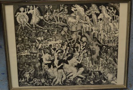 (P-1107) Viiralt, trükirepro Kabaree