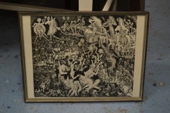 (P-1107) Viiralt, trükirepro Kabaree