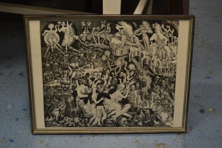 (P-1107) Viiralt, trükirepro Kabaree