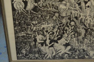 (P-1107) Viiralt, trükirepro Kabaree