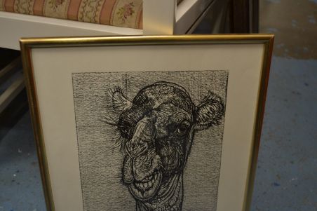 (p-1108) Viiralti trükirepro Kaameli pea