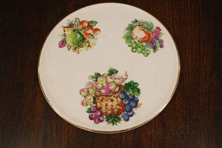 (n-7630) Ironstone Ware, Eagle Brand, puuviljadega tordialus