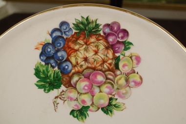 (n-7630) Ironstone Ware, Eagle Brand, puuviljadega tordialus