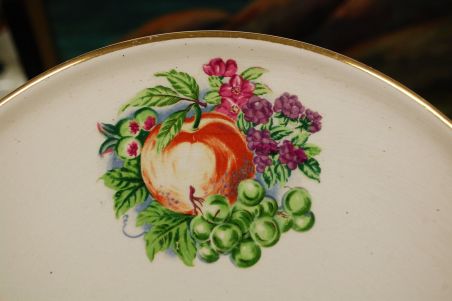 (n-7630) Ironstone Ware, Eagle Brand, puuviljadega tordialus